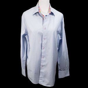 Coton Doux  Paris LONG SLEEVE SHIRT  Men’s Size 43 17" Cuff Links